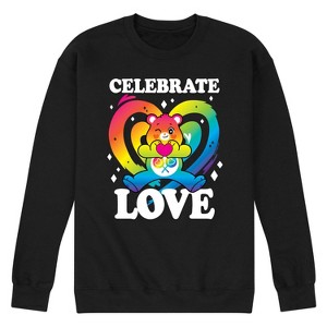 Men's - Care Bears - Celebrate Love Graphic Fleece Sweatshirt - 1 of 4