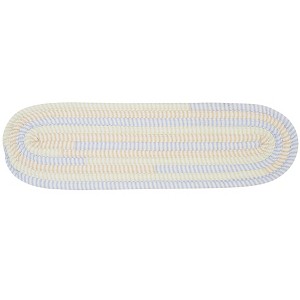 Colonial Mills Ticking Stripe Oval - Starlight Stair Tread Set, 13 Pcs - 1 of 2