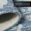 NICOLE MILLER NEW YORK Mod Weave Abstract Knotted Texture Handcrafted Area Rug - 4 of 4