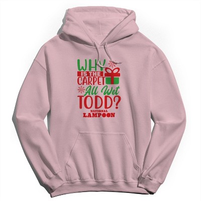 National Lampoon Men's Why Is The Carpet All Wet Long Sleeve Graphic Cotton Sweatshirt Hoodie