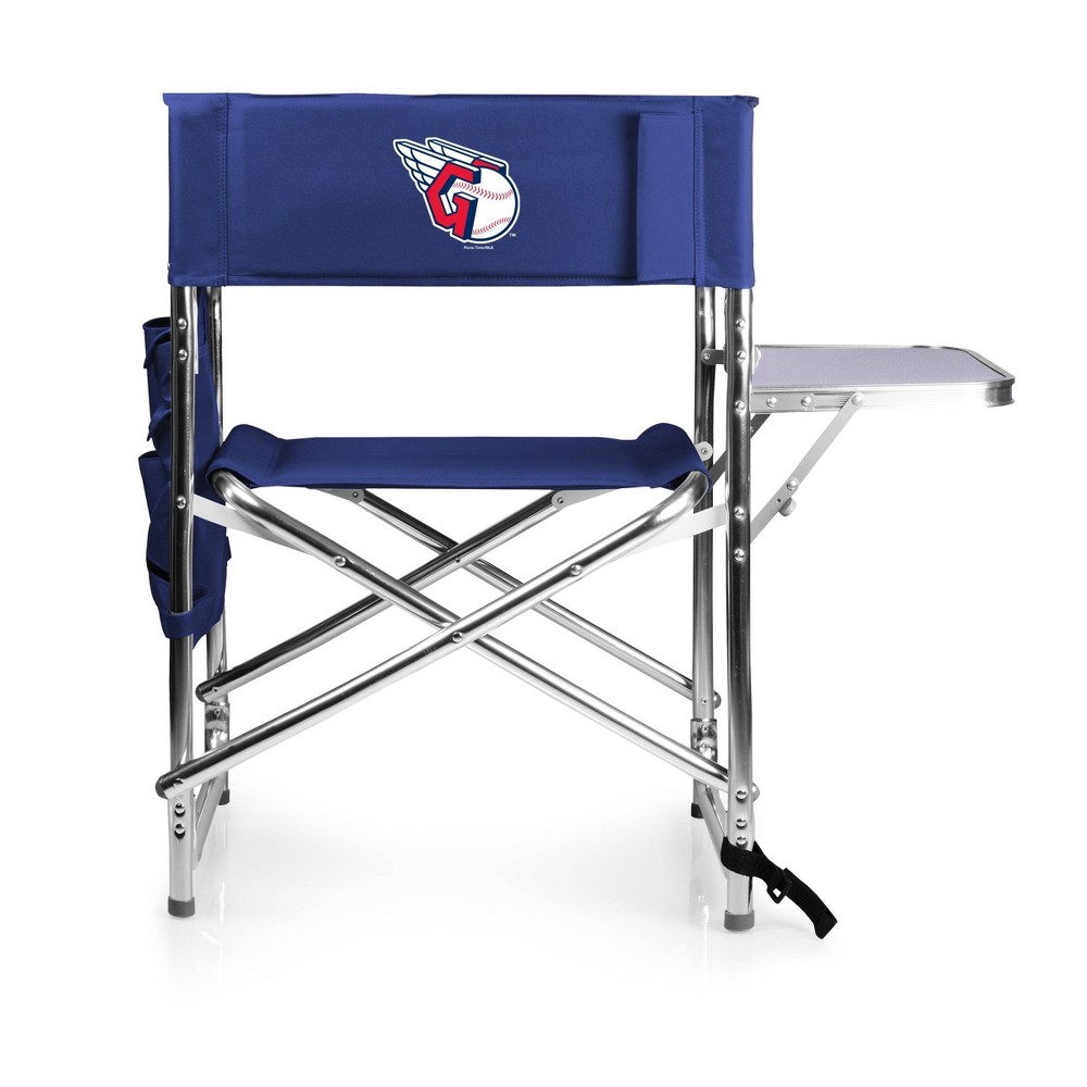Photos - Garden Furniture MLB Cleveland Guardians Outdoor Sports Chair - Navy Blue 