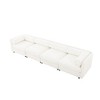 CAVINAS Modern Sectional Sofa with 4 Seats,Convertible Modular Couch with Under-Sofa Storage,Couch for Living Room,2x Corner,White - 2 of 4