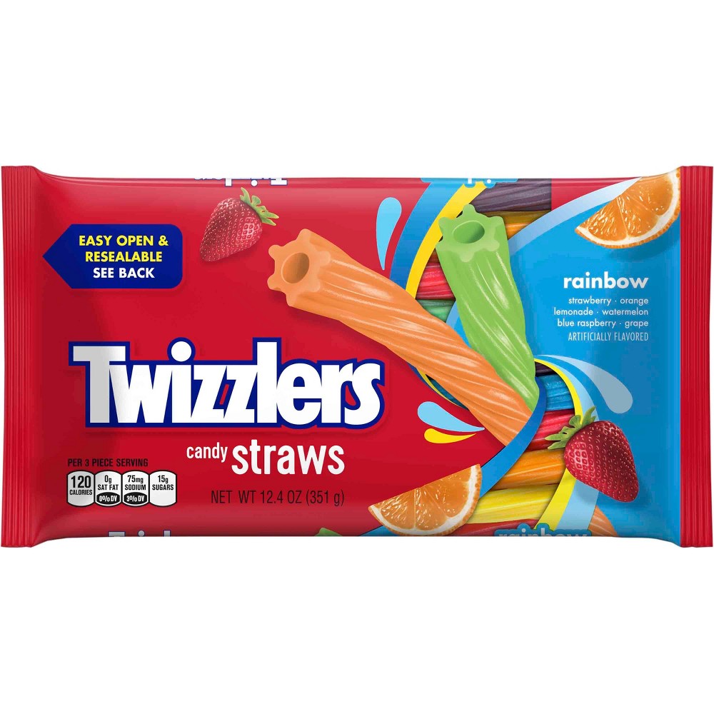 UPC 034000502349 product image for Twizzlers Rainbow Twists Bag 12.4 oz | upcitemdb.com