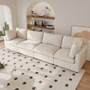 Modern Sectional Sofa 134 Inch 4-Seater Cloud Couch with Chenille Deep Seat Couches for Living Room, Bedroom and Apartment - 2 of 4