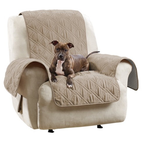 Camel  Suede Waterproof Non-Skid Furniture Cover Pet pad slipcover Chair 
