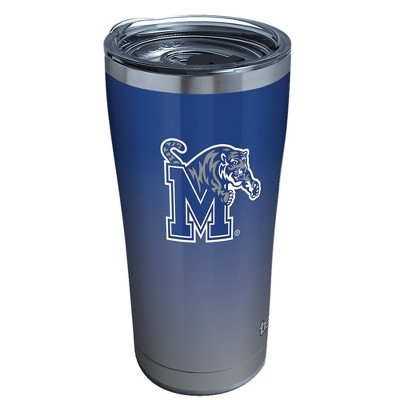 NCAA Memphis Tigers 20oz Ombre Stainless Steel Tumbler with Lid