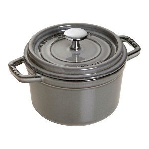 STAUB Cast Iron 0.75-qt Round Cocotte - 1 of 4