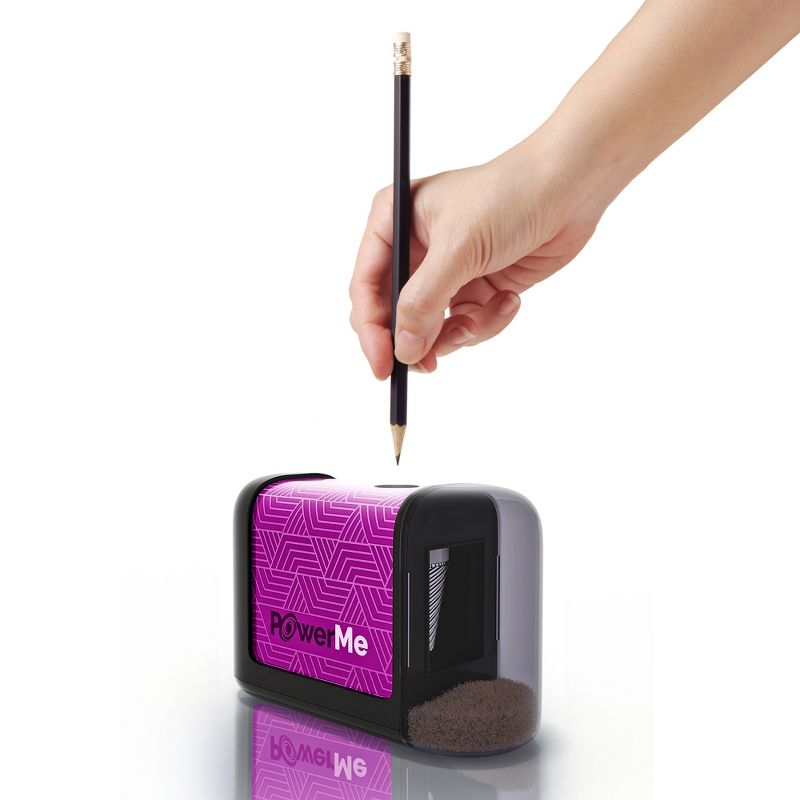 POWERME Electric Pencil Sharpener - Battery Powered For Colored Pencils, Ideal For No. 2, 3 of 8