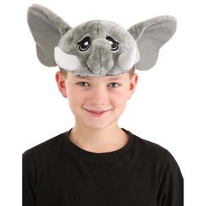 HalloweenCostumes.com    Kids Elephant Plush Headband, Gray - 1 of 4