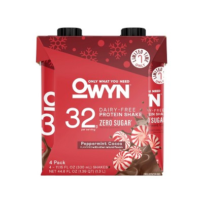 OWYN Peppermint Pro Elite RTD Protein Shakes - 4ct/11.15 fl oz