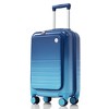 Whisen Luggage Set of 3, 20, 24, 28inch with USB Port, 20, 24inch with front opening design, ABS+PC Hard Shell Luggage with Spinner Wheels - 4 of 4