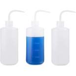 Bright Creations 3 Pack Plastic Squeeze Bottles, Squirt Containers for Lab (16 oz)
