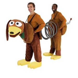 HalloweenCostumes.com Large   Disney and Pixar Toy Story Slinky Dog Adult Costume, Yellow/Brown - 1 of 4