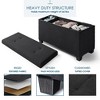 Nestl Storage Ottoman Bench with Storage Bins, Rectangular Storage Bench - 4 of 4