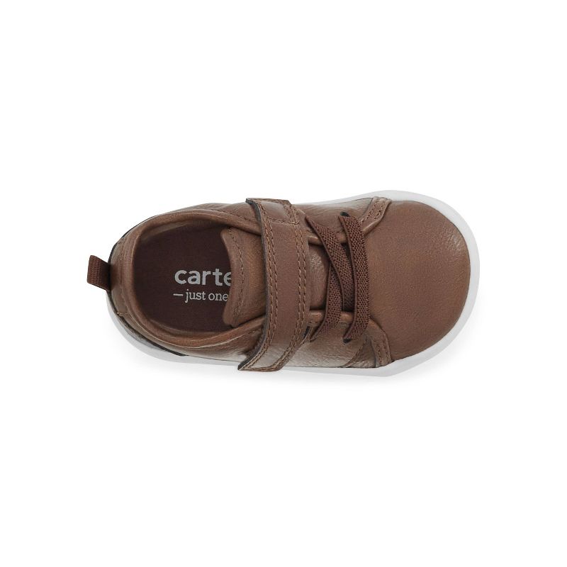 Carter's Just One You®️ Baby Solid Sneakers - Brown, 3 of 5