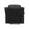 MAYEERTY Power Recliner Chair, Manual Fabric Reclining Chair with Adjustable Backrest for Living Room, Dark Grey - 4 of 4