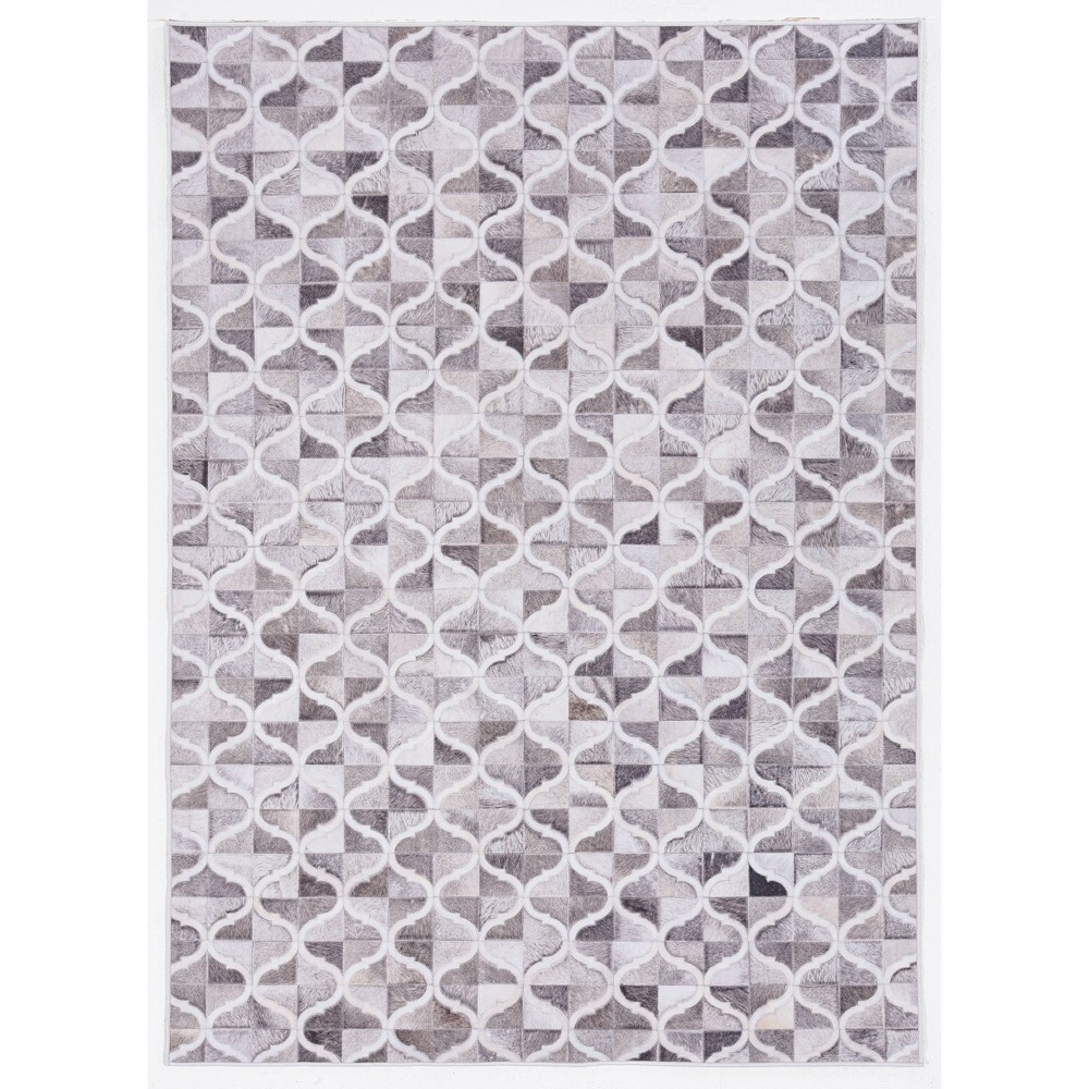 5'x7' Laredo Brim Rug Off White/Gray - Linon