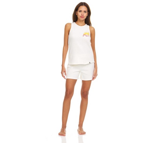 Colsie by Target Womens Pajama Set Short Sleeve Cropped Tee