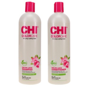 CHI ColorCare Color Lock Shampoo 25 oz & ColorCare Color Lock Conditioner 25 oz Combo Pack - 1 of 4