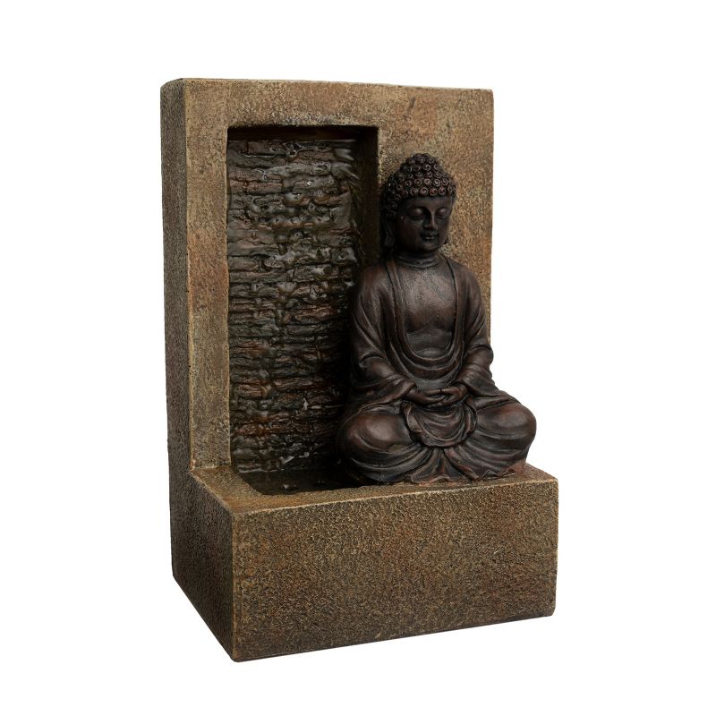 Nature Spring Sitting Buddha Indoor Water Fountain, 1 of 7