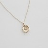 Bloom Flower Pendent Necklace in Gold, Rose Gold, Silver - Honeycat - 4 of 4
