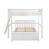 L-Shaped Full over Full Bunk Bed with Ladder on End - 3 of 4