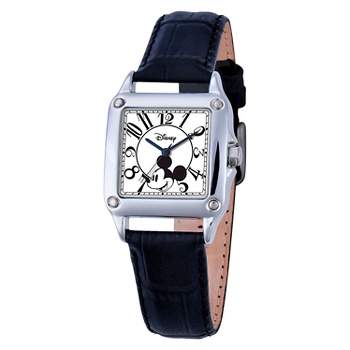 Women's Disney Mickey Mouse Perfect Square Watch - Black