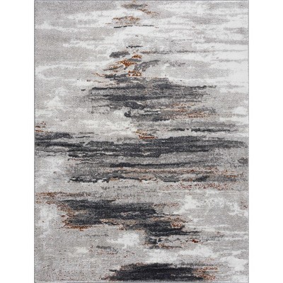 Hauteloom Live Marble Gray Area Rug