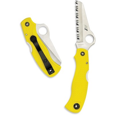 Spyderco Saver Salt Lightweight Yellow Saver Salt Lightwt Yellow ...