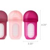 Boon Nursh Silicone Baby Bottles with Collapsible Silicone Pouch - 8 fl oz/3pk - 3 of 4