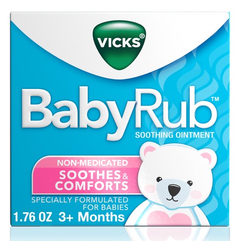 Vicks [VapoRub] BabyRub Soothing Ointment 1.76 oz (Pack of 2) 