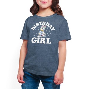 Girls' - Disney - Birthday Girl Daisy Short Sleeve Graphic T-Shirt - 1 of 4
