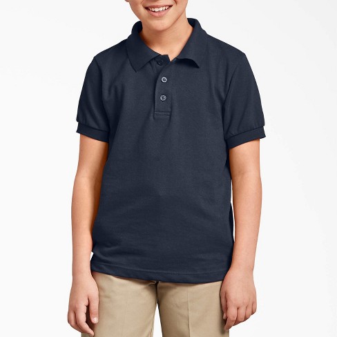 Short Sleeve Pique Polo Shirt - Boys - White – Kids For Less