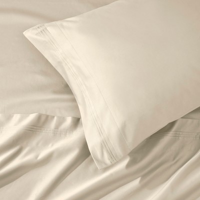 Ivory Egyptian Cotton 1000 Thread Count Queen Sheet Set
