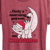 Women's - Garfield - Only A Morning Person On Christmas Short Sleeve Graphic T-Shirt - 2 of 4