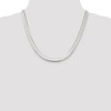 Black Bow Jewelry 7mm, Sterling Silver Solid Herringbone Chain Necklace - 2 of 4