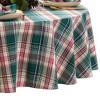 Holiday Fireside Plaid Tablecloth - Elrene Home Fashions - 2 of 3