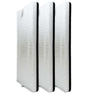 Nispira True HEPA Filter Replacement Compatible with Membrane Solutions MS18 Air Purifier Tower 3 Pack - 1 of 4