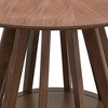 NicBex Round Dining Table 47.24" Modern Wooden Dining Table for 4 with Sturdy Pedestal for Dining Room - 3 of 4