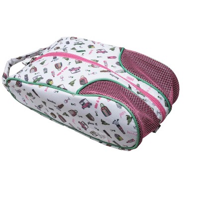 Glove It Women's Nine & Wine Golf Shoe Bag, Multicolored