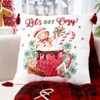 The Lakeside Collection Gingerbread Embroidered Accent Pillows - 2 of 3