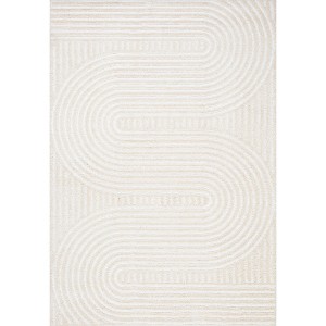 Obeetee Oslo Ripple Power Loomed Contemporary Indoor Area Rug - 1 of 1