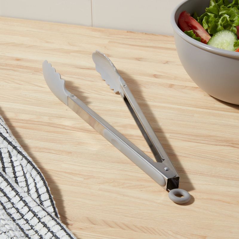 Stainless Steel Kitchen Tongs - Room Essentials™, 2 of 4