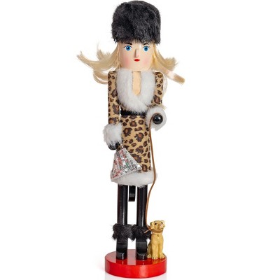 ORNATIVITY 15 in. Wooden Christmas Fisher Man Nutcracker - Red and