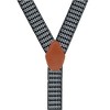 CTM Men's 1.375 Inch Wide Aztec Print Y-Back Double Clip-End Suspenders - 2 of 4