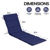 Pellebant Patio Outdoor Chaise Lounge Cushion Foldable Outdoor Lounge Chair Cushion for Patio Furniture 30D Sponge - 2 of 4