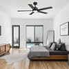 Airsurfer 52" LED Ceiling Fan with 3 Colors LED Light and Memory Function, 5 ABS Blades, 6-Speed DC Motor, Remote Control, 12° Blade Angle,Black - 2 of 4