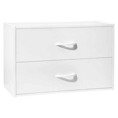 2 Drawer Storage Shelf White Room Essentials Target