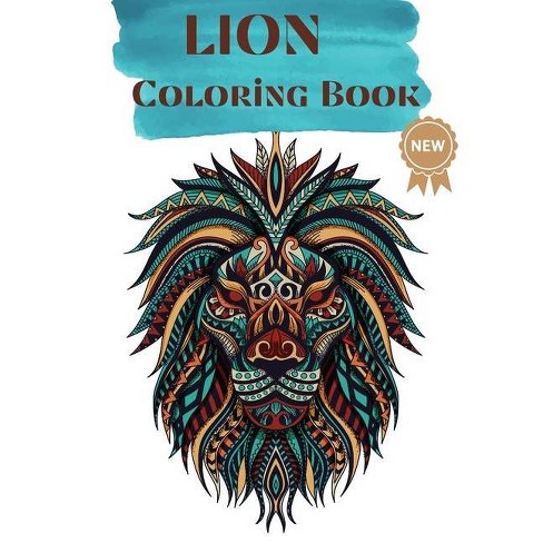 Download Lion Coloring Book By Over The Rainbow Publishing Paperback Target