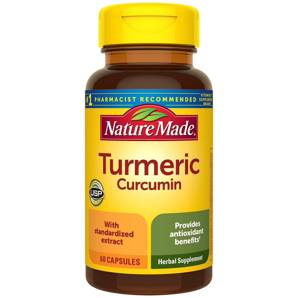 Photos - Vitamins & Minerals Nature Made Turmeric Curcumin 500mg Supplements for Antioxidant Support Ca
